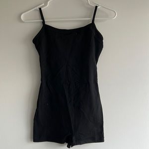 Bloch black shorty unitard